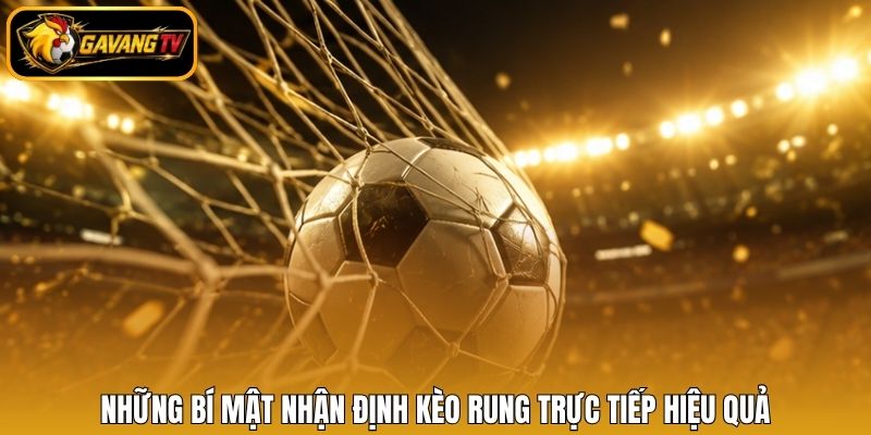 Những bí mật nhận định kèo rung trực tiếp hiệu quả