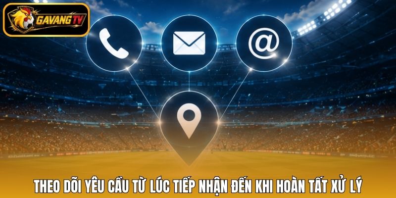 Theo dõi yêu cầu từ lúc tiếp nhận đến khi hoàn tất xử lý