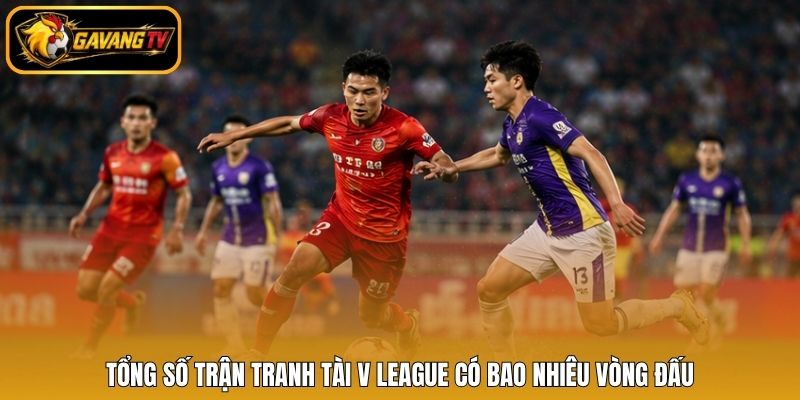 Tổng số trận tranh tài V League có bao nhiêu vòng đấu